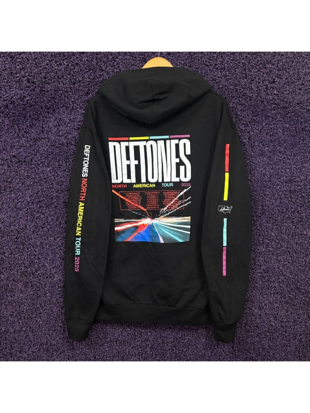 Deftones Private Music 2025 NA Tour City Lights Hoodie Size Medium
